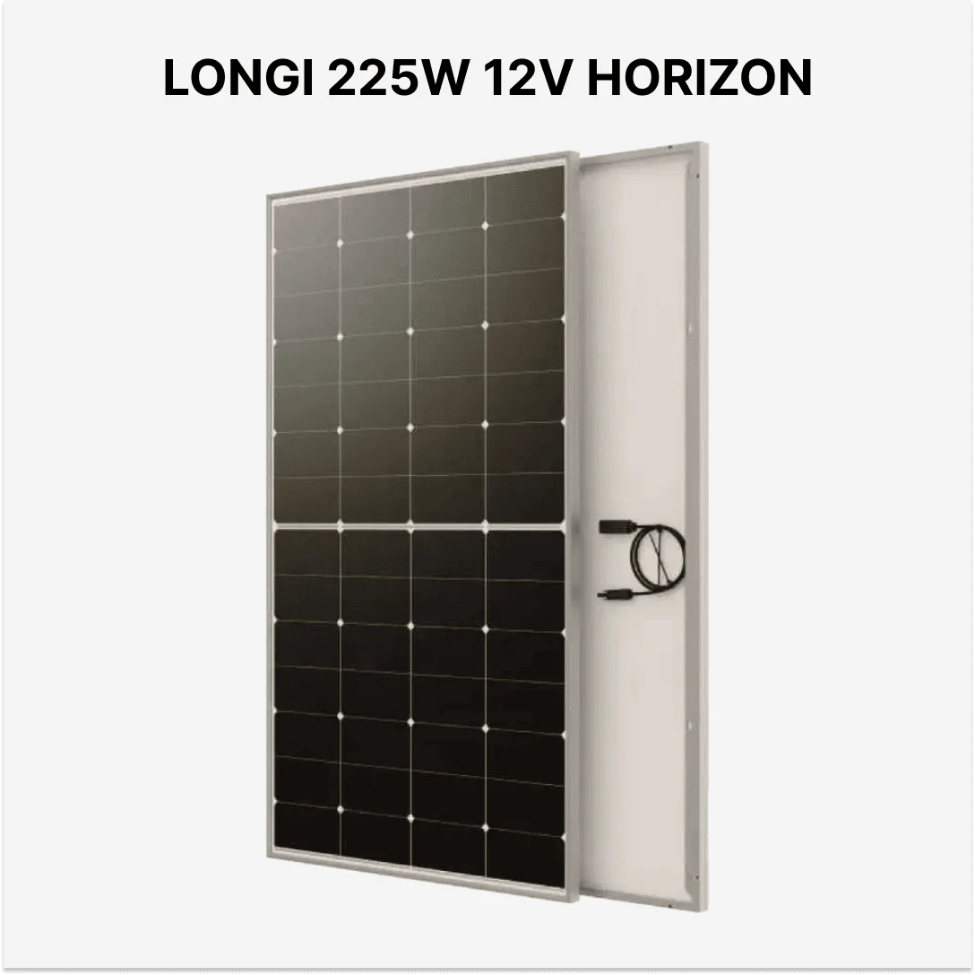 Longi Horizon 225 Watt Solar Panel A Grade 12V