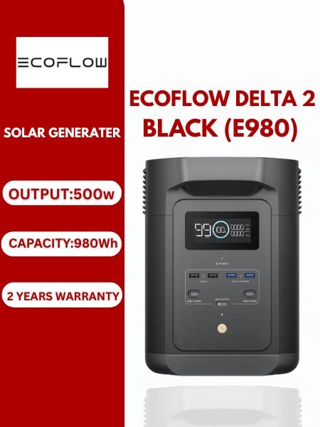 EcoFlow DELTA 2 Black (E980) Solar Generator
