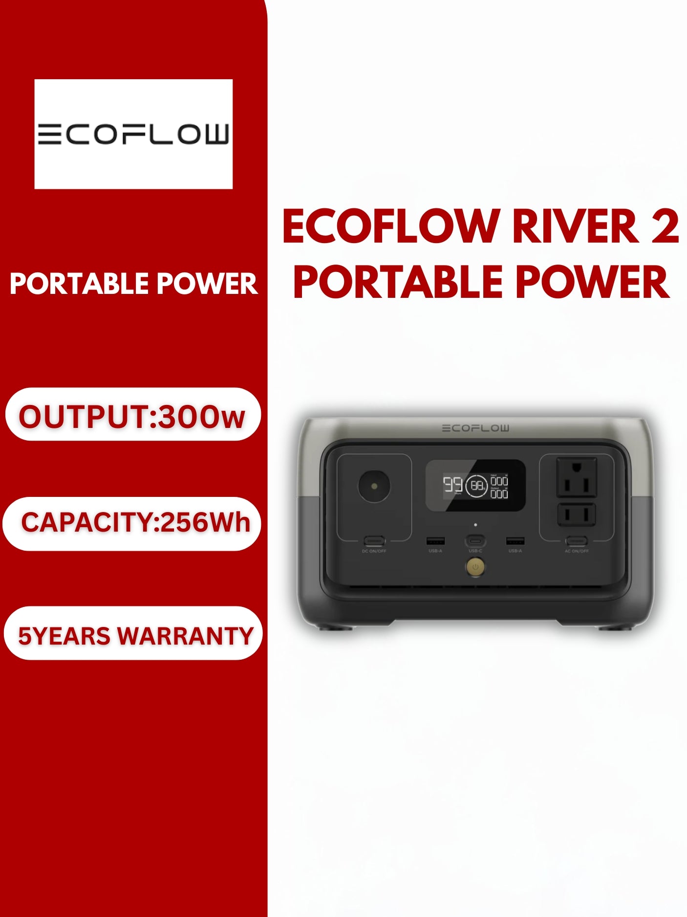 EcoFlow RIVER 2 Portable Power Station