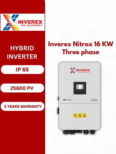 Inverex Nitrox 16 KW - 48 V 5G Hybrid Solar inverter (Three phase)