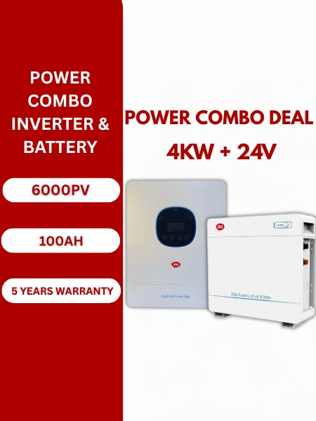 POWER COMBO DEAL: ITEL 4KW + 24V