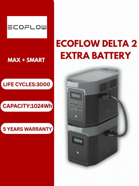EcoFlow DELTA 2 Max + Smart Extra Battery