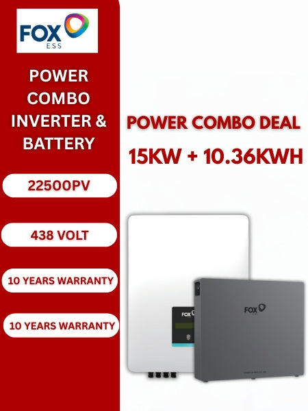 COMBO DEAL INVERTER BATTERY : 15KW + 10.36V