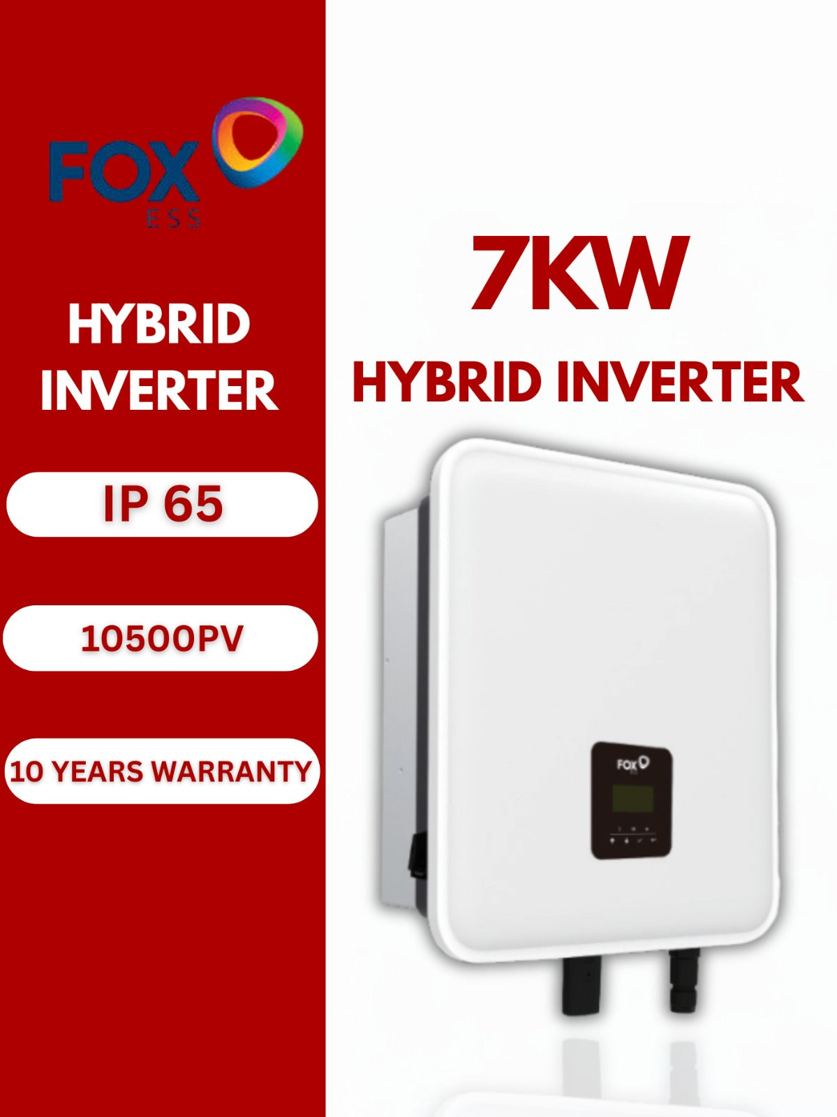 FoxESS KH7 | 7kW Single-Phase Hybrid Inverter