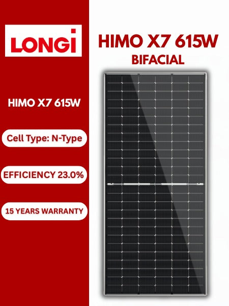 Longi Hi-MO 7 615W Bifacial Panel