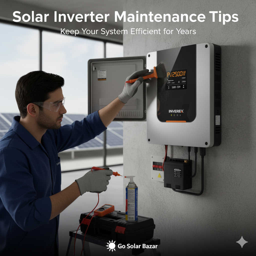 Solar Inverter Maintenance Tips — Keep Your System Efficient for Years