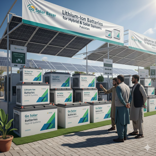 Go Solar Bazar – Lithium-Ion Batteries for Hybrid & Solar Systems Pakistan