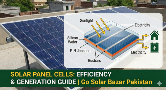 Solar Panel Cells Kya Hote Hain Aur Inka Kaam Kya Hai – Efficiency Aur Generation Ki Guide | Go Solar Bazar Pakistan