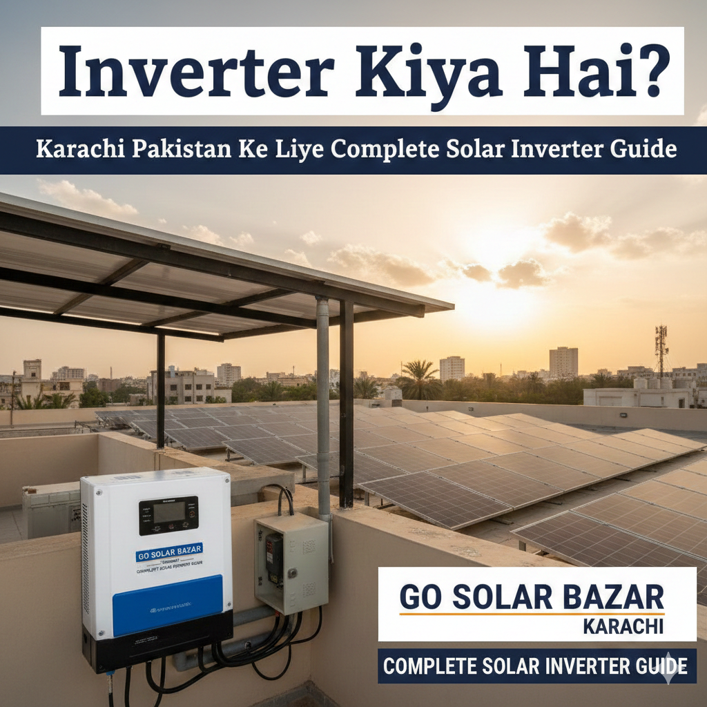 Inverter Kiya Hai? Karachi Pakistan Ke Liye Complete Solar Inverter Guide | Go Solar Bazar