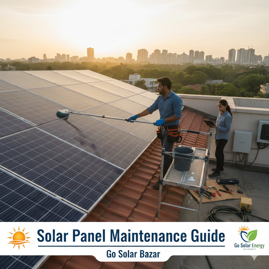 Solar Panel Ki Maintenance Kasay Karein? – Complete Roman Urdu Guide | Go Solar Bazar