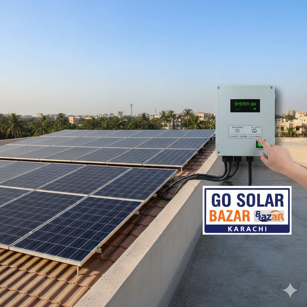 Inverter Start Kaise Hota Hai Aur Kitne Solar Panel Par Chal Sakta Hai? | Go Solar Bazar Karachi