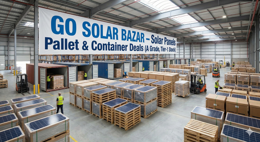 Solar panel pallet deal in Pakistan A Grade Tier-1 stock