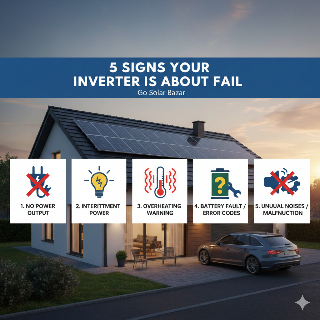 5 Signs Jis Se Aap Samajh Jayein Ke Inverter Kharab Hone Wala Hai | Go Solar Bazar