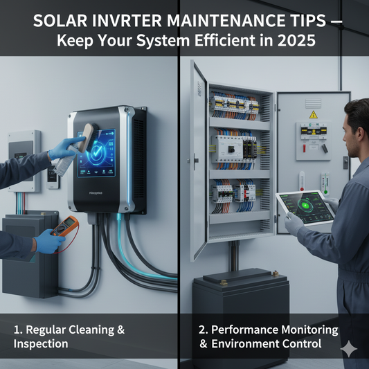 Solar Inverter Maintenance Tips — Keep Your System Efficient in 2025