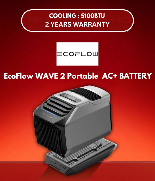 EcoFlow WAVE 2 Portable Air Conditioner + Add-on Battery