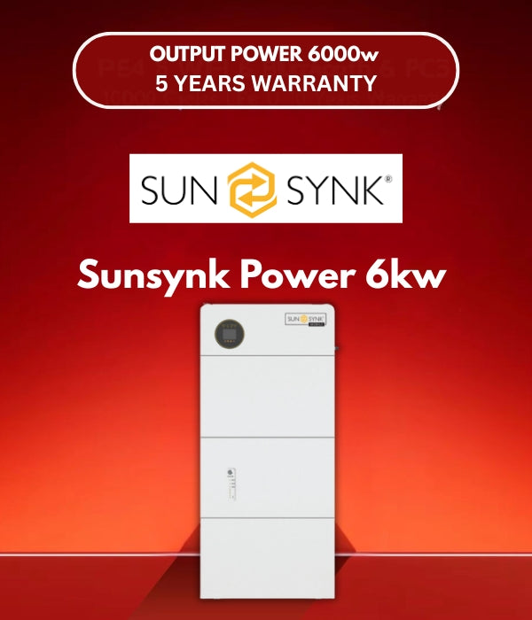 Sunsynk Powerlynk 6kW XLS All In One - Inverter 6kW + LiFePO4 Battery 5.12kWh