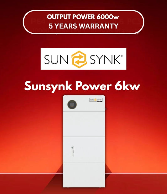 Sunsynk Powerlynk 6kW XLS All In One - Inverter 6kW + LiFePO4 Battery 5.12kWh