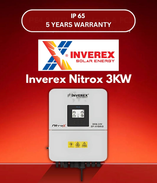 Inverex Nitrox 3KW - 24 V Hybrid Solar inverter (Single phase)