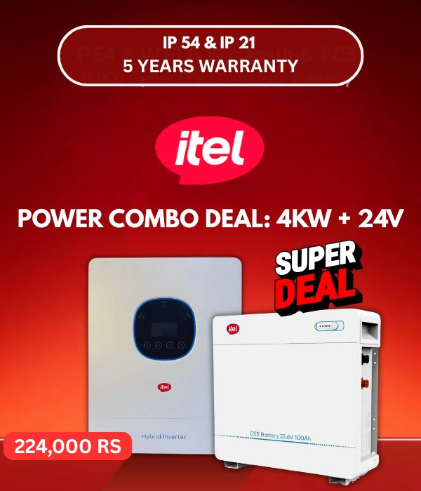 POWER COMBO DEAL: ITEL 4KW + 24V