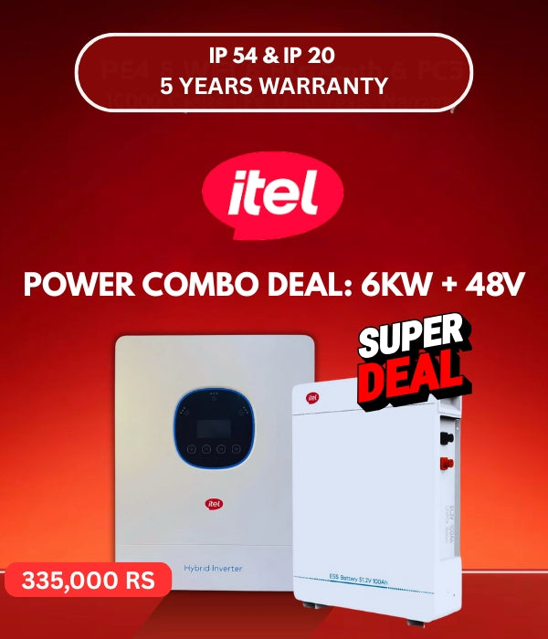 ITEL 6KW + 48V BATTERY COMBO