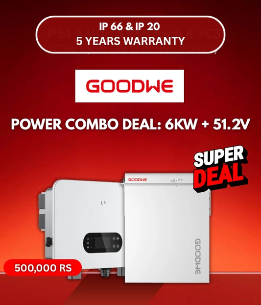 COMBO DEAL INVERTER & BATTERY : 6Kw + 51.2V
