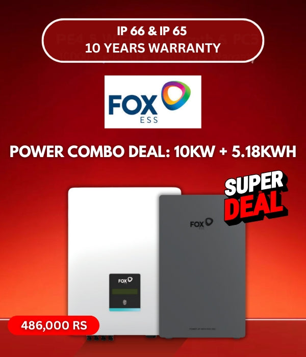 COMBO DEAL INVERTER BATTERY : 10kw + 5.18KWH