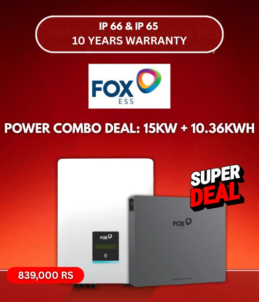 COMBO DEAL INVERTER BATTERY : 15KW + 10.36V