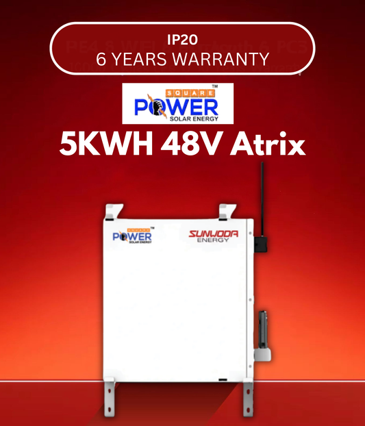 Power Square Lithium Ion Battery – 51.2V 5.2KWH Sunwoda