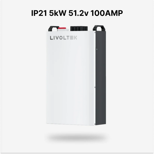 Livoltek Lithium Battery – IP21 5kW 51.2v 100AMP