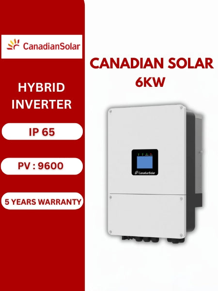CanadianSolar CSEH-6K-S2201AL-E 6KW Single Phase IP65 Hybrid Solar Inverter With PV 9600W