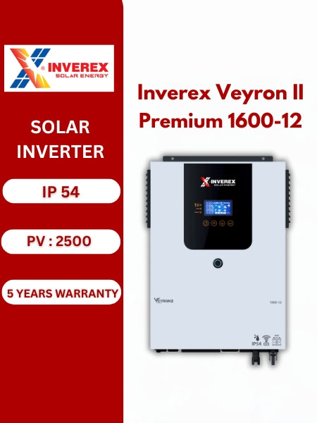 Inverex Veyron II Premium 1600-12 PV2500 IP54 Solar Inverter