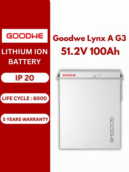 Goodwe Lynx A G3 Series 51.2V 100Ah IP20 LX A5.0-30
