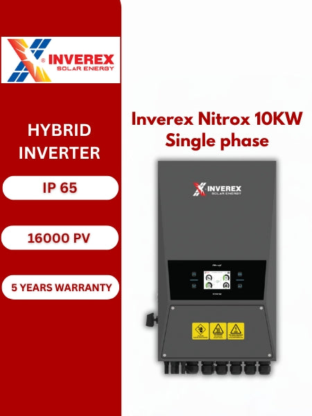 Inverex Nitrox 10KW - 48V Hybrid Solar inverter (Single phase) PV 16000W