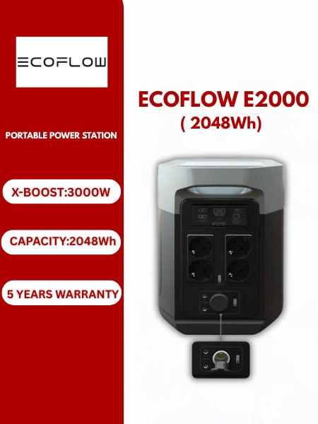 EcoFlow E2000 Portable Power Station ( 2048Wh)