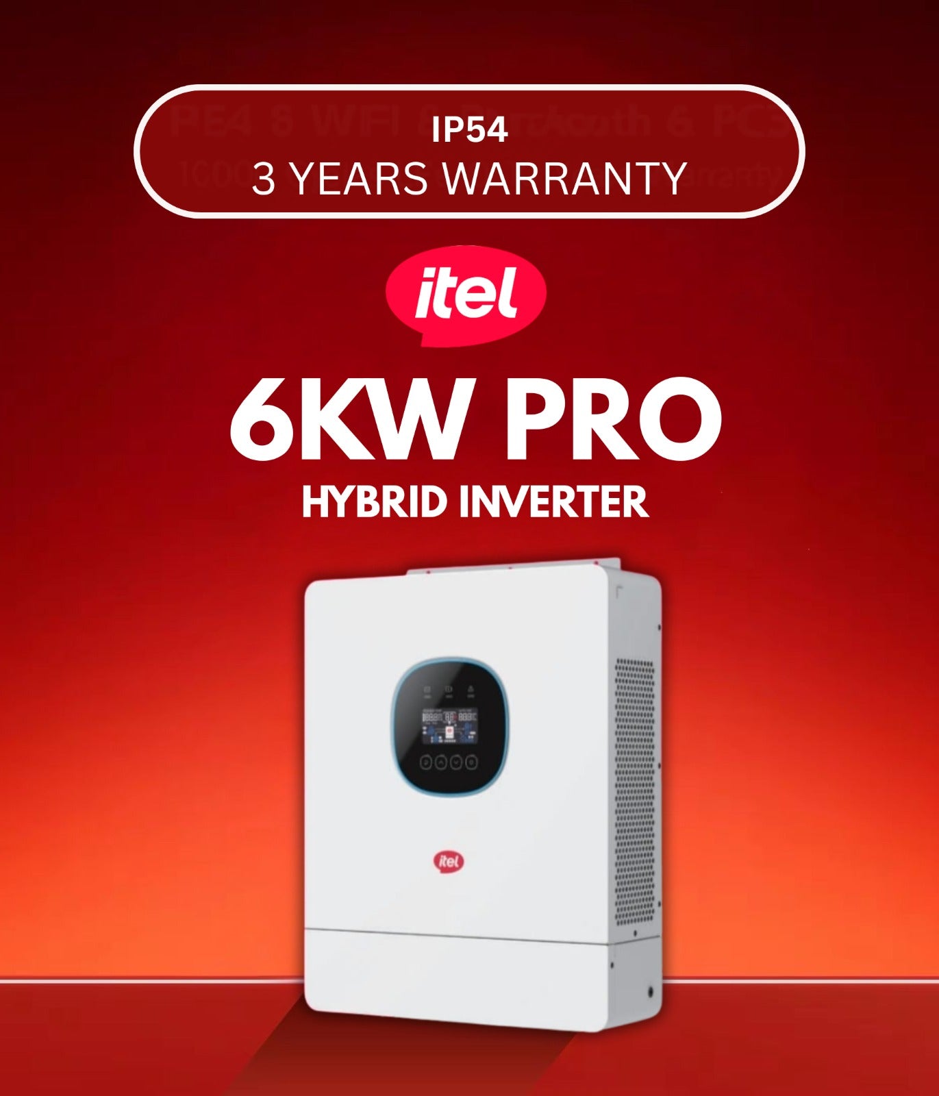 ITEL 6Kw PRO HYBRID INVERTER