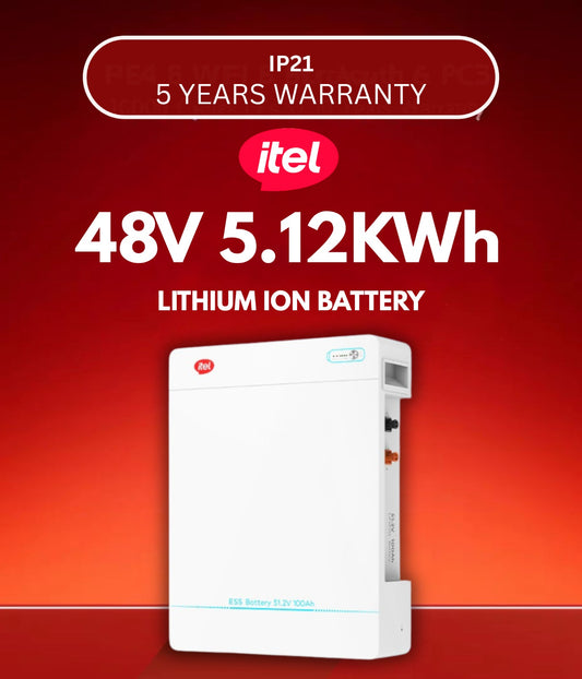 ITEL 48V 5.12KWh LITHIUM ION BATTERY