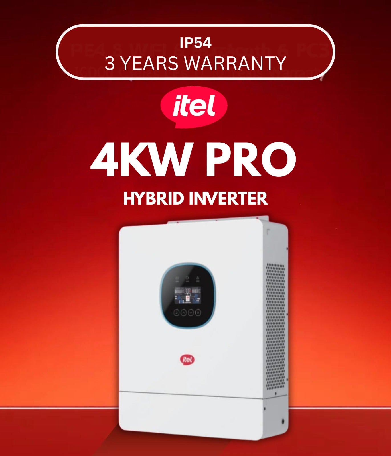 ITEL 4Kw PRO HYBRID INVERTER