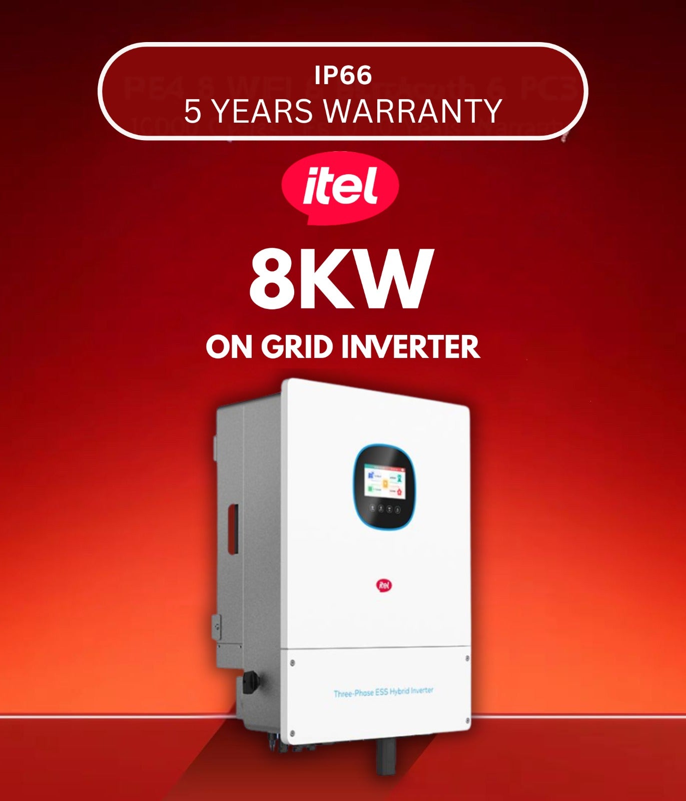 ITEL 8Kw IP66 ONGRID INVERTER