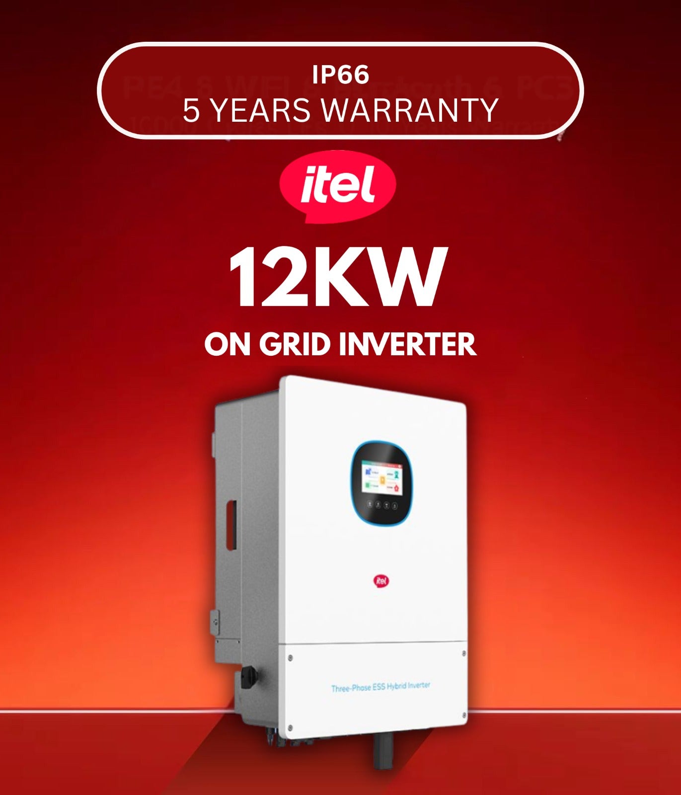ITEL 12Kw IP66 ONGRID INVERTER