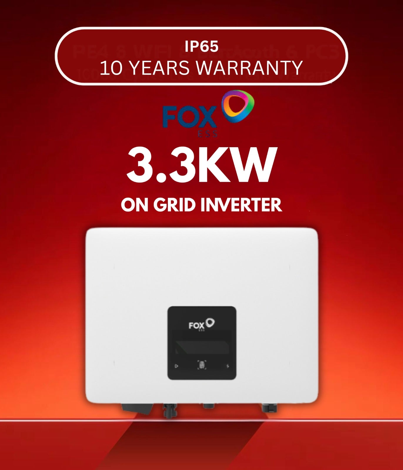 FOXESS 3.3Kw G2 ONGRID SOLAR INVERTER