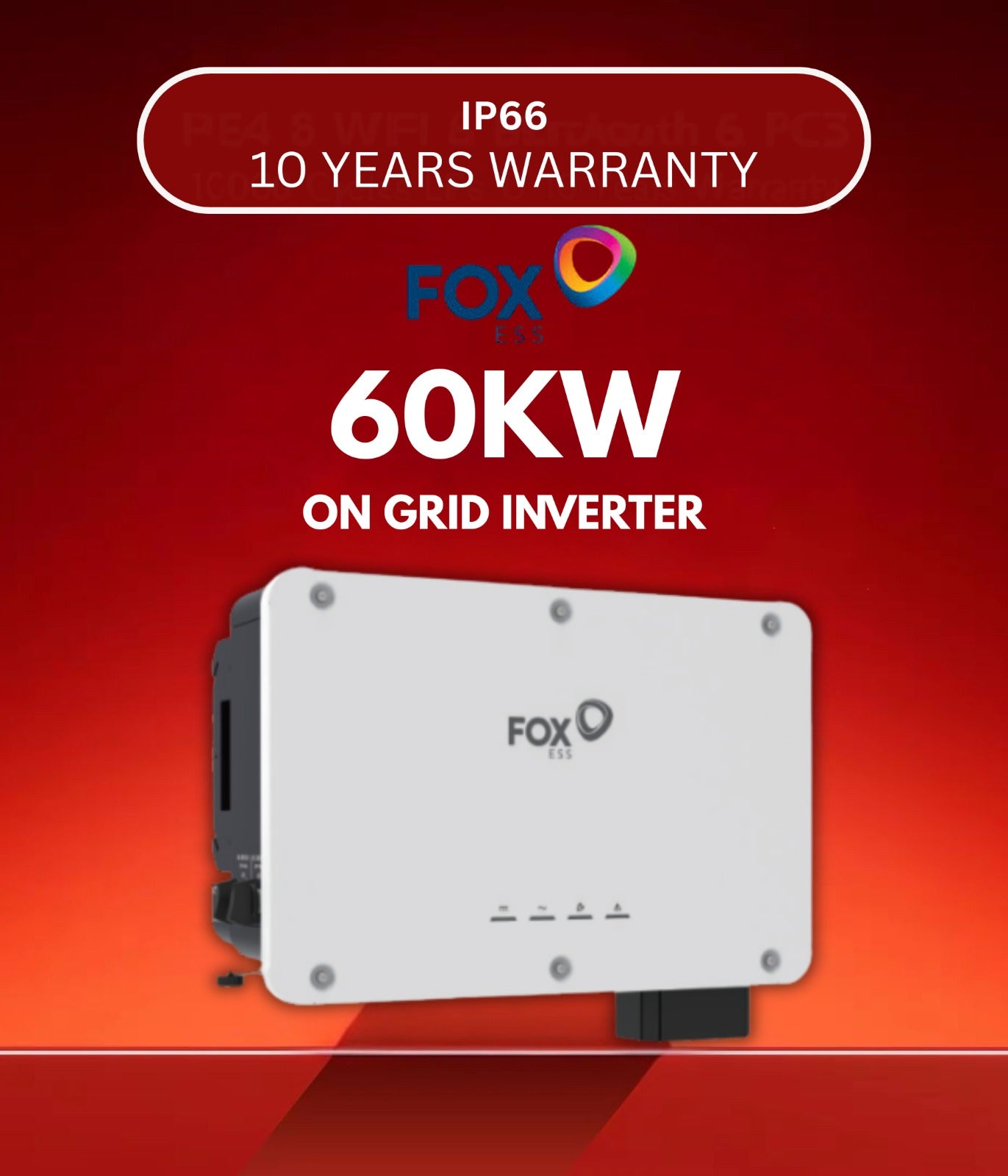 FOXESS 60kw V66 ONGRID SOLAR INVERTER
