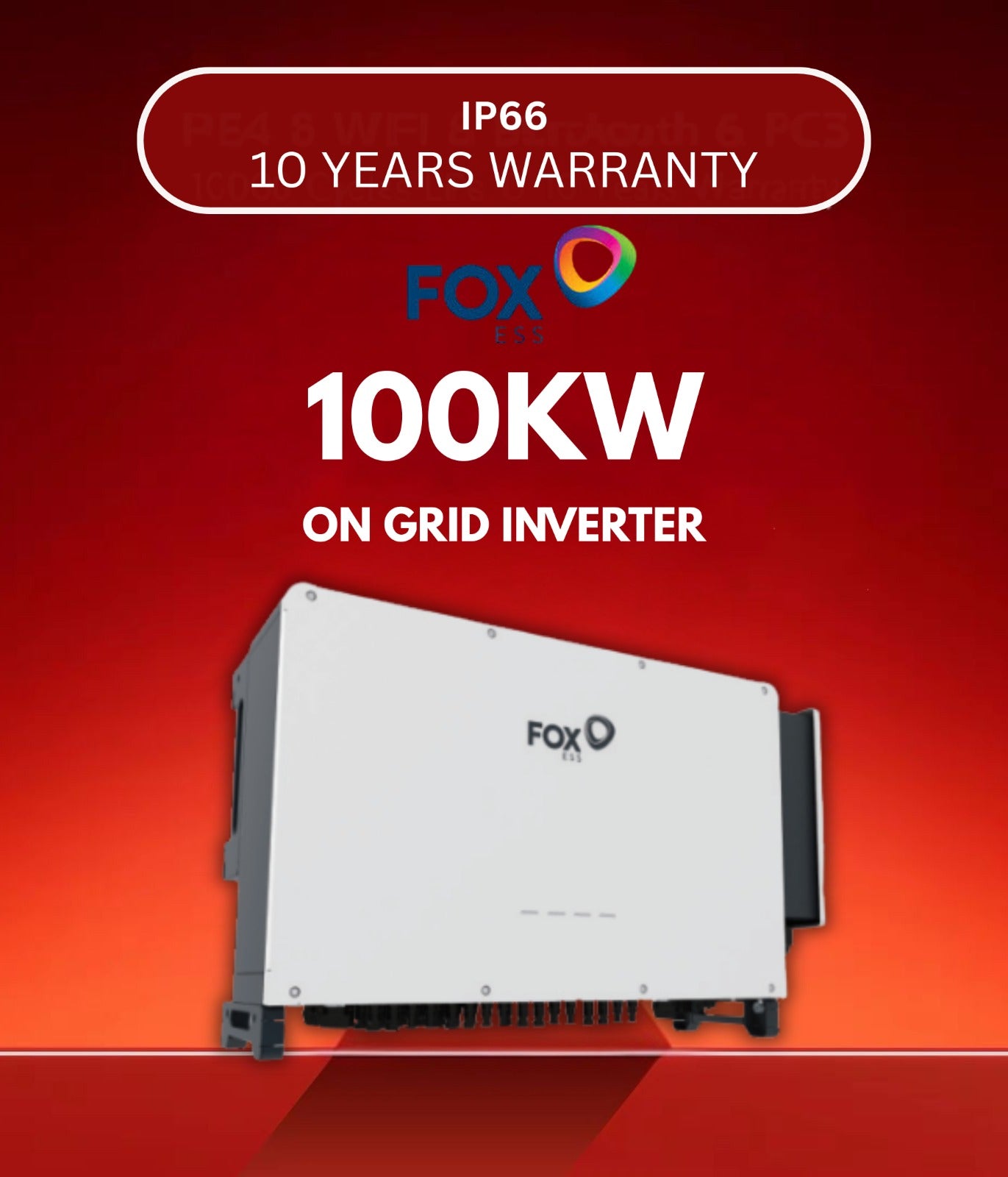 FOXESS 100Kw R (G2) ONGRID SOLAR INVERTER