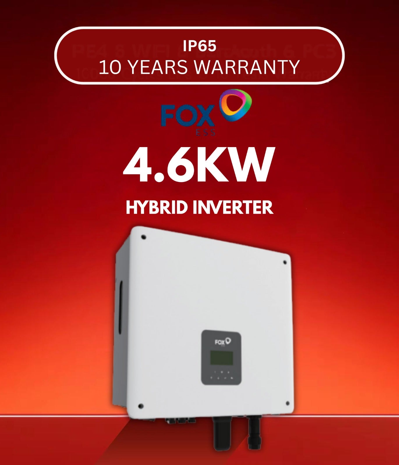 Fox H1-4.6KW-E-Single-Phase Hybrid Inverter