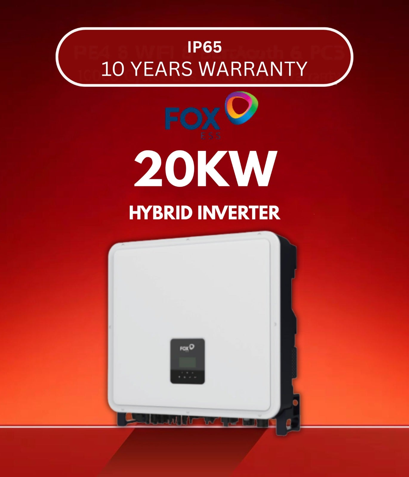FoxESS H3-Pro 20.0 | 20kW Three-Phase Hybrid Inverter