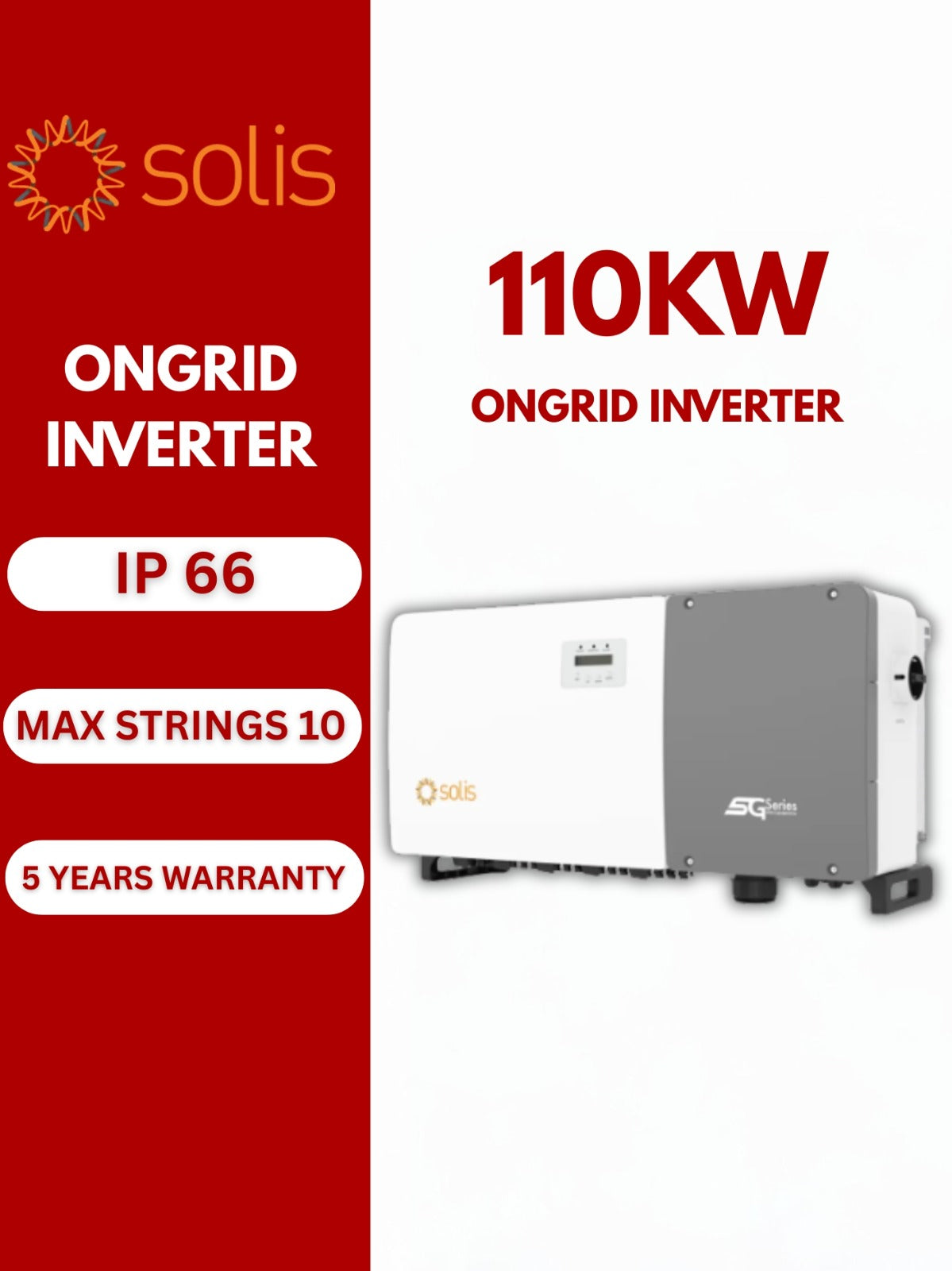 Solis 110KW Ongrid Inverter