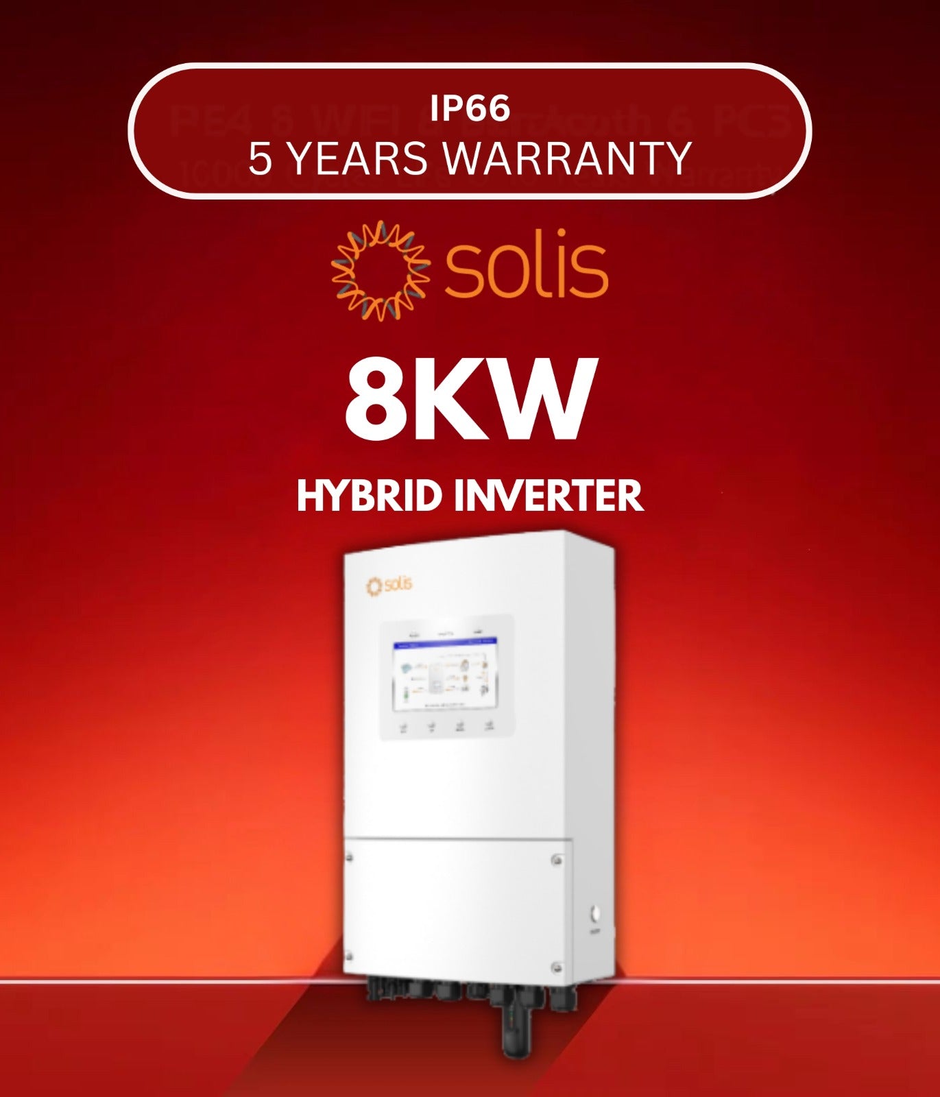 SOLIS - S6-EH1P K-L-PLUS (8kW Hybrid Inverter)