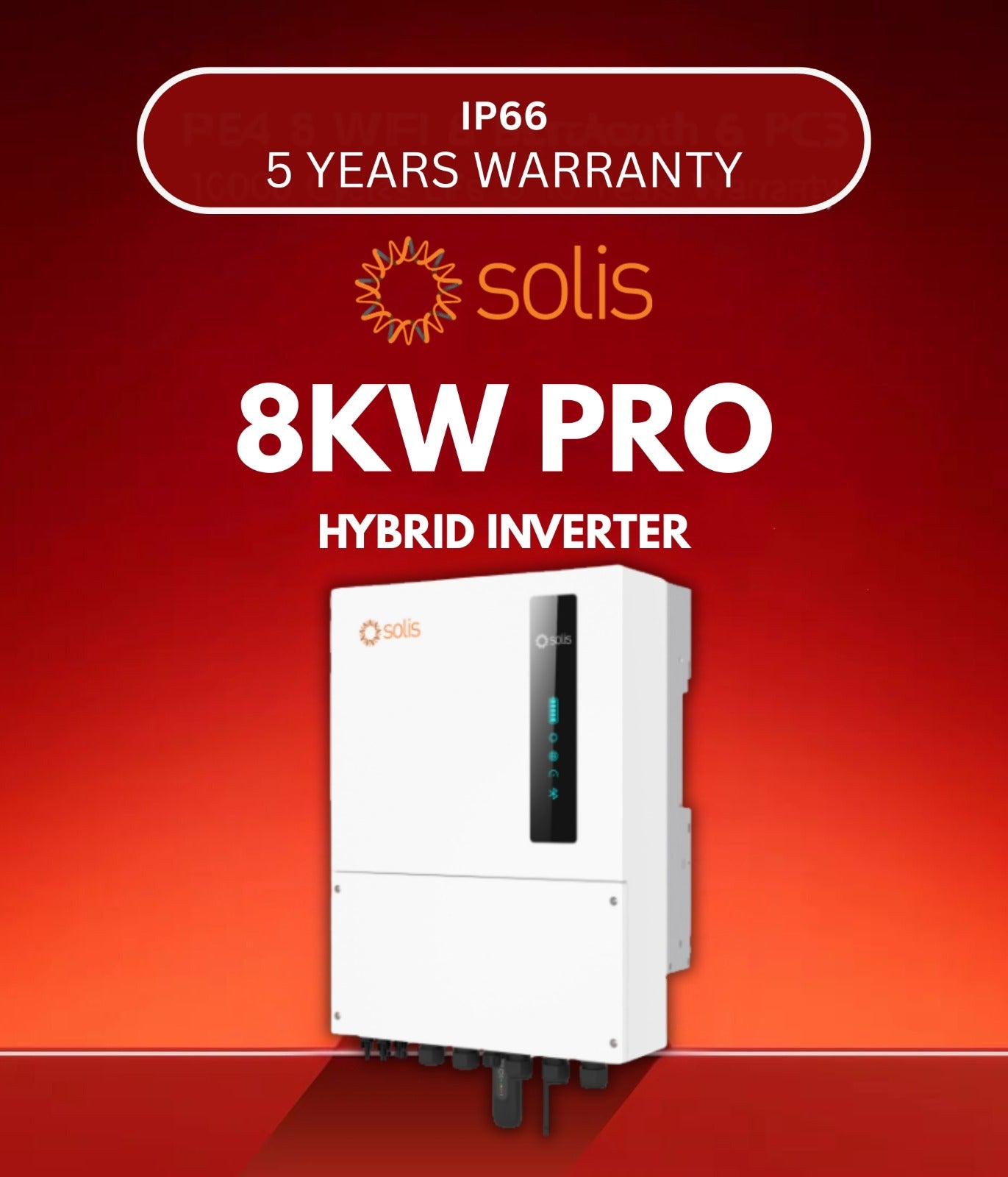 Solis 8KW Single Phase Hybrid LV Inverter Pro