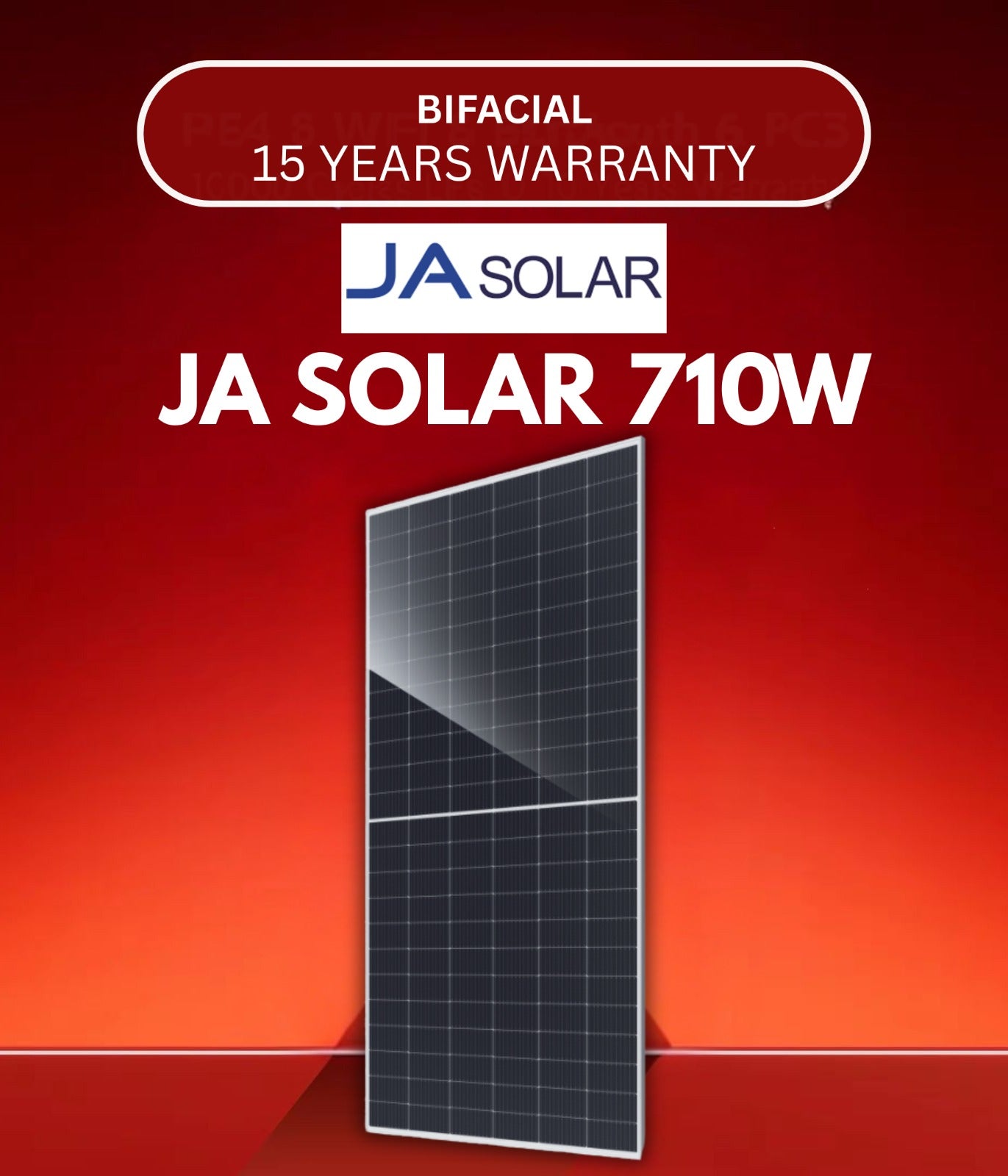 JA Solar 710W N-Type Bifacial Panel