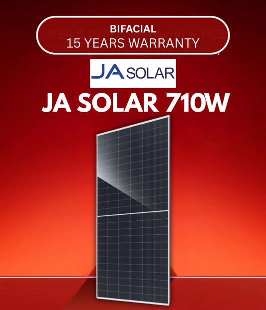 JA Solar 710W N-Type Bifacial Panel
