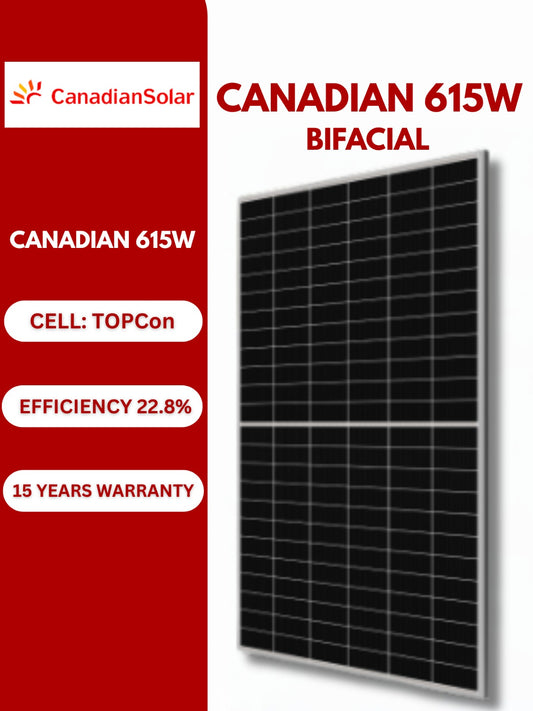 Canadian Solar 615W N-Type BiFacial